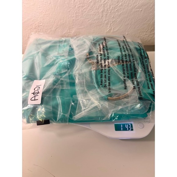 Eliza J Chain Strap Pleated Cocktail Dress Teal Sz 12 70's Mobwife Flirty Siren - Picture 12 of 12